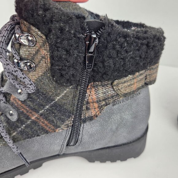 Jambu Water Resistant Redrock  Hiking Boot Gray Plaid Size 9 - Picture 10 of 13